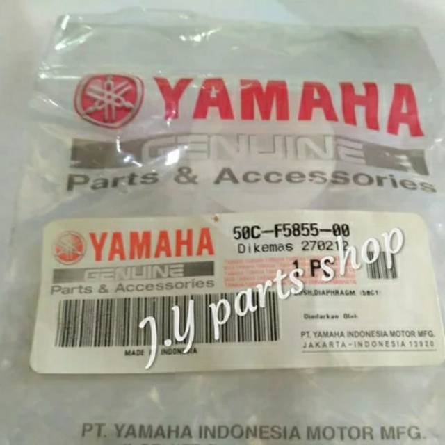 PLASTIK PLATE DIAPRAGHM TANGKI TABUNG RESERVOIR MINYAK REM BELAKANG JUPITER MX 135 NEW NJMX KING R15 VVA V3 MT15 XSR VIXION R WR 155 R25 MT25 ORIGINAL YGP 50C-F5855-00