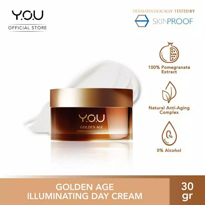 YOU Golden Age Illuminating Day Cream 30 GR (SPF 30 PA+++)