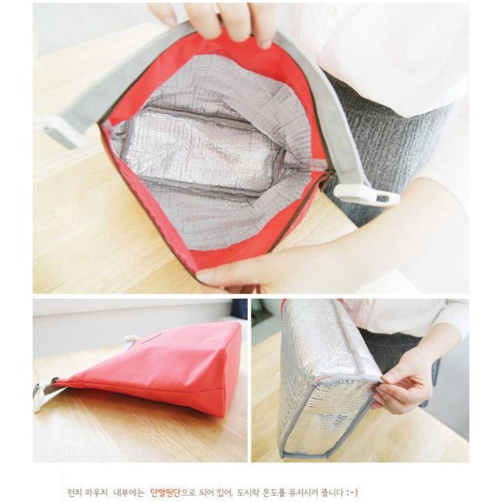 LUNCH BAG ICONIC INSULATED Thermal TAS BEKAL MAKAN TAHAN PANAS DINGIN