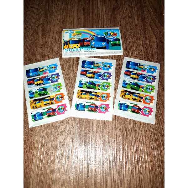 Sticky Note Fancy karakter Lucu sticky Notes murah-Tayo