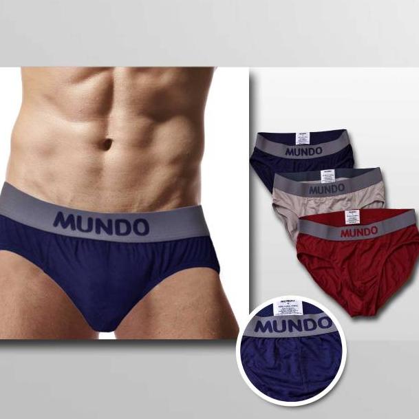 (D3L4) Celana dalam pria cd mundo dan boxer mundo //Stock@banyak