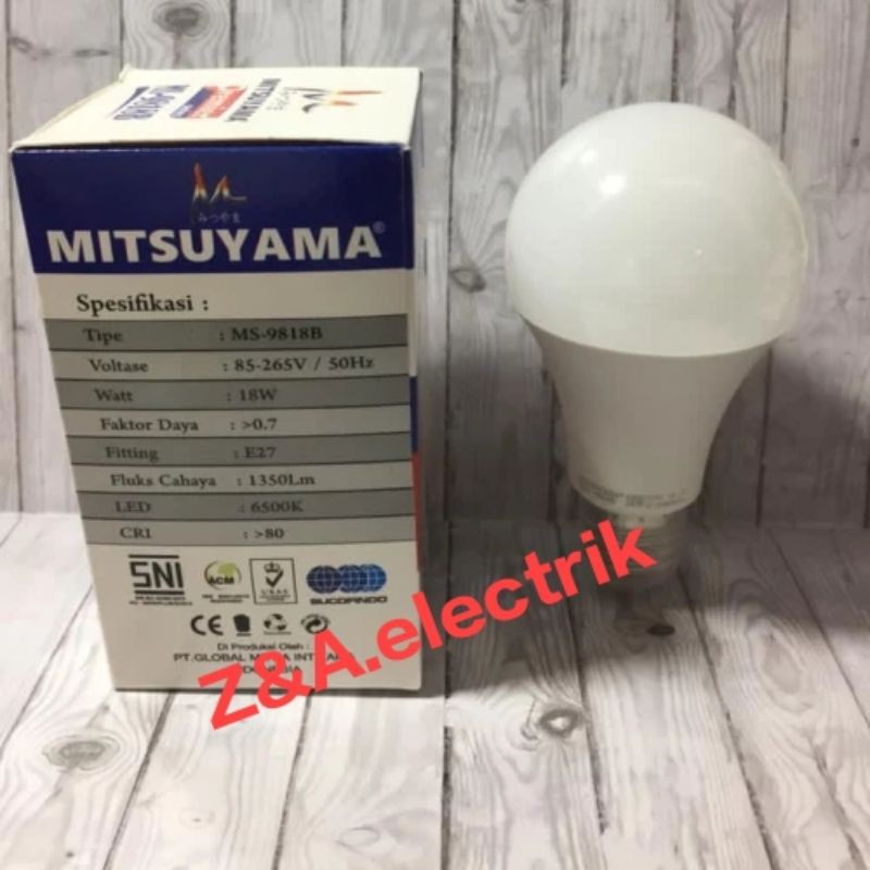 Lampu Bohlam LED 18 Watt MS-9818B MITSUYAMA