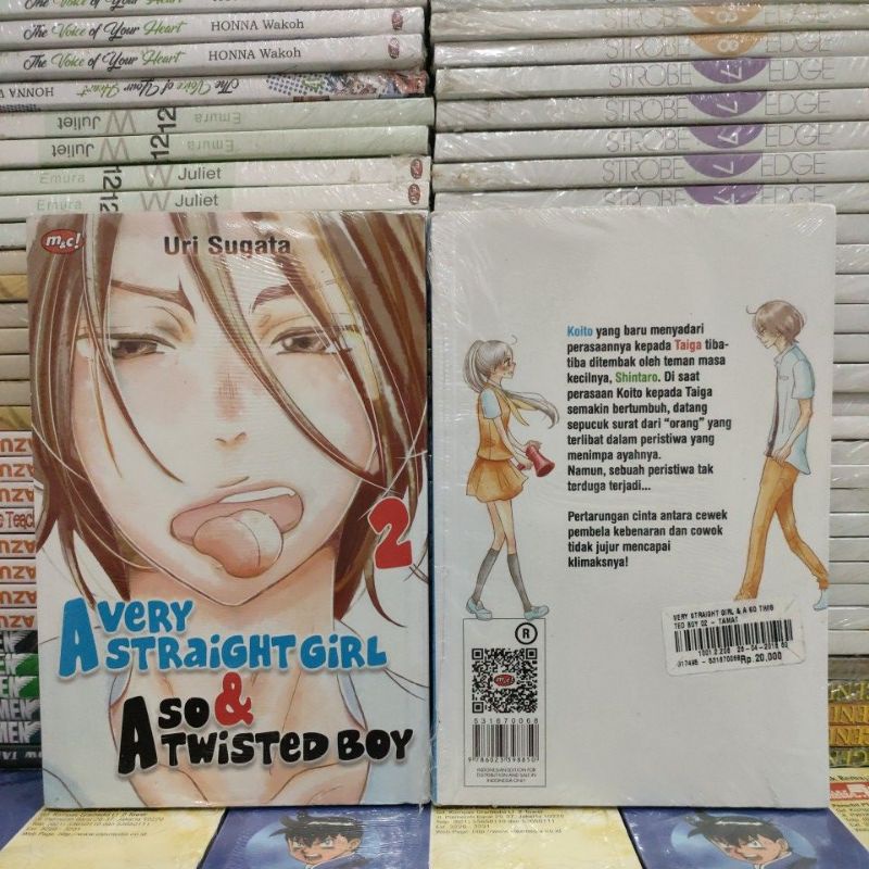 komik baru &amp; original segel - very straight girl  &amp; a so twisted boy vol 2