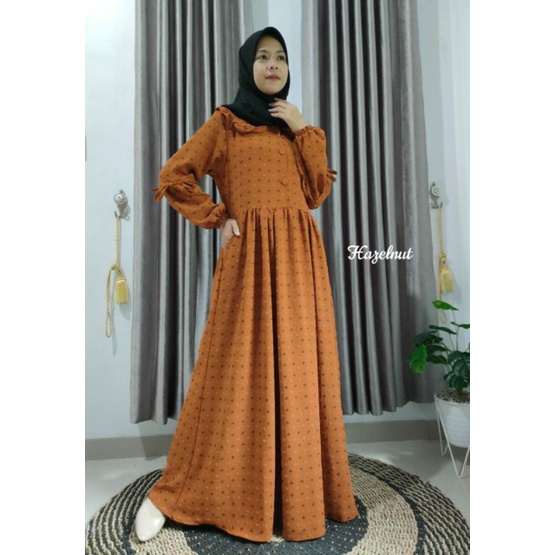 Gamis crinkle uragiri/gamis terbaru/gamis premium/gamis jumbo