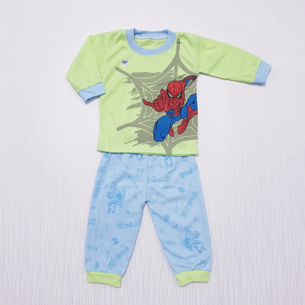 Piyama Anak  ukuran 3 - 12 Bulan / Baju Tidur Anak / Setelan Baju Tidur Panjang / Baby Alicia