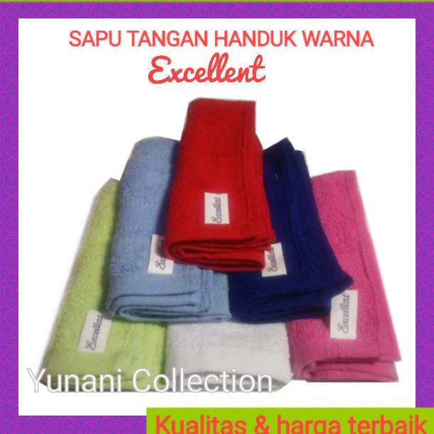 Premium Product Sapu Tangan Handuk Warna Excellent - Handuk Muka - Souvenir - Paling Diminati