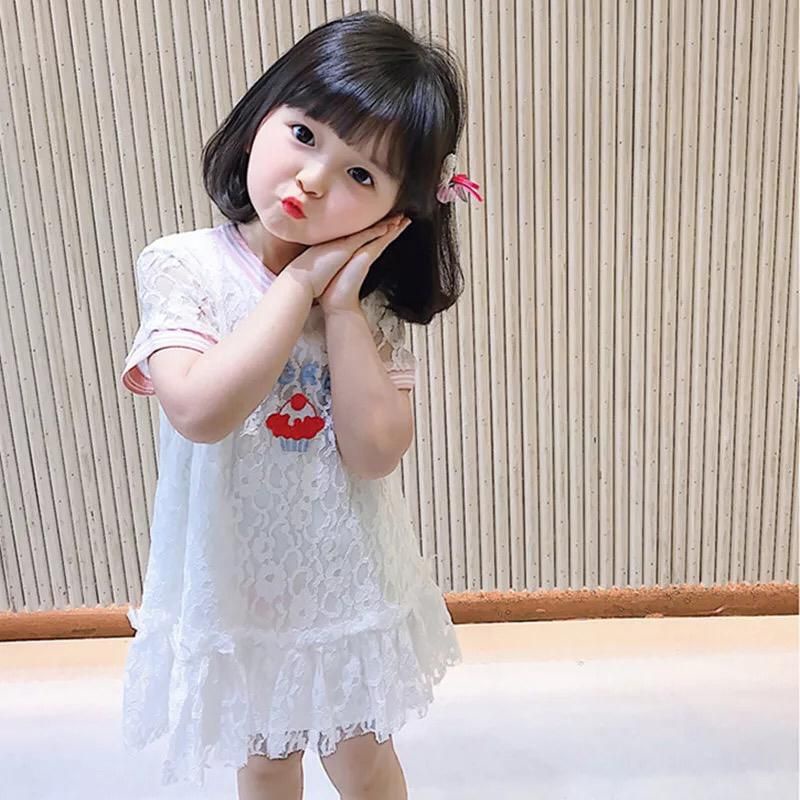 DRESS BRUKAT ANAK IMPORT / DRESS ANAK BRUKAT ICE CREAM / GAUN ANAK LENGAN PENDEK