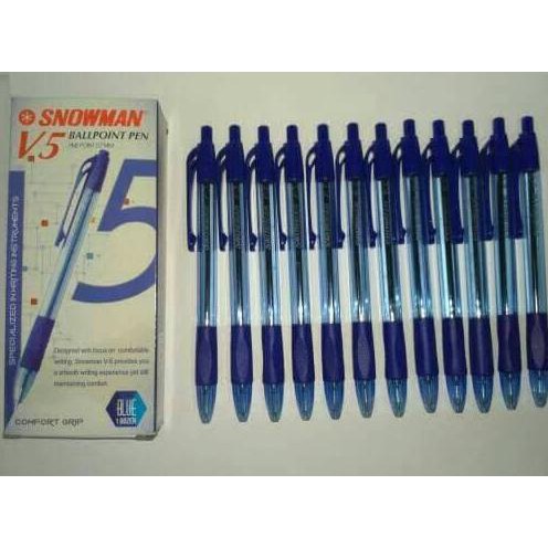 

PROMO TERMURAH Pulpen Snowman V5 Biru 0.7 12 pcs DR220