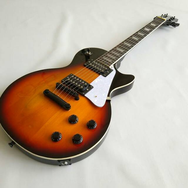 Gitar Listrik elektrik epiphone les paul sunburs part black