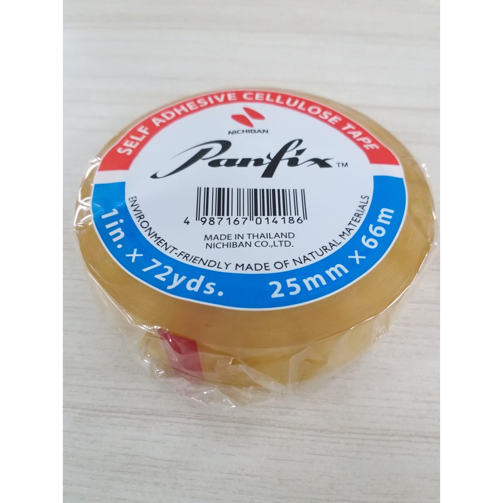 

Celulose tape / Isolasi Bening / Selotip Merk PANFIX 1X72Y 10202472