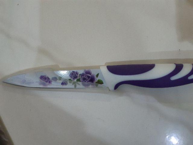 Pisau Dapur Pisau Masak Motif Hello Kitty Dengan Sarung Pelindung Alat Masak Prd-1256