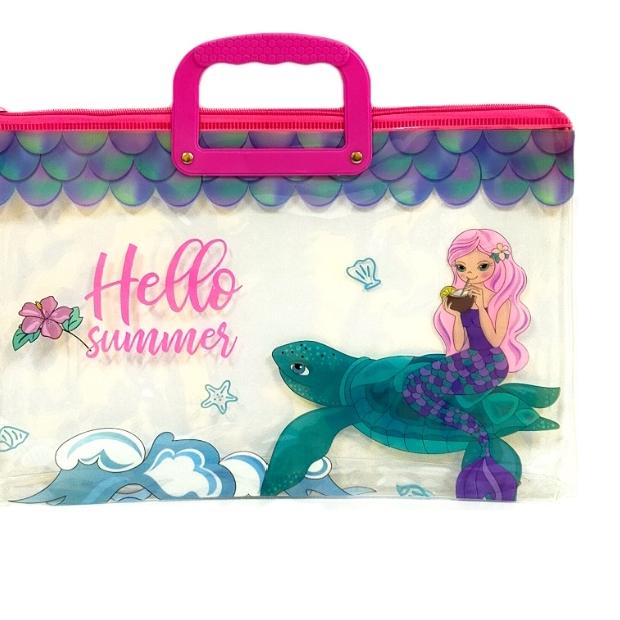 

✭ Map File Folder Zipper Karakter Mermaid/MSP-F2-4/1 Pcs buruan