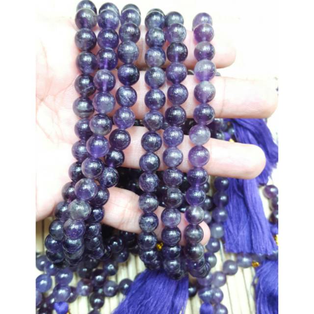 TASBIH DARI BATU KECUBUNG,BATU ALAM,NATURAL