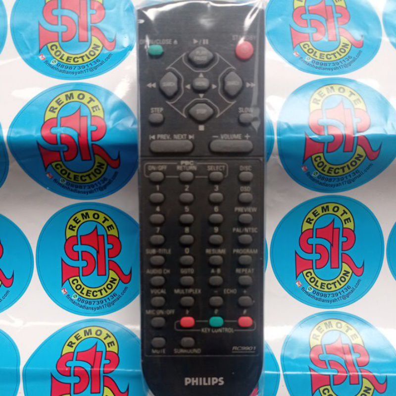 Remote dvd philips jadul