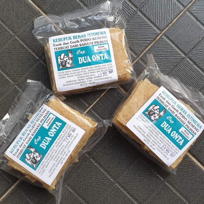 

10cscss Krupuk Gendar Istimewa Cap Dua Onta - Oleh-Oleh Khas Semarang Dscscv