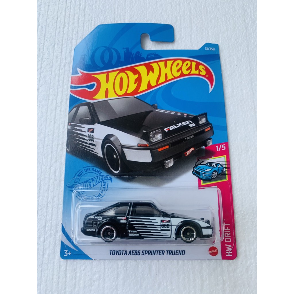 HOTWHEELS HOT WHEELS TOYOTA AE86 SPRINTER TRUENO HITAM HW DRIFT LOT F 2021 DIECAST MOBIL LANGKA