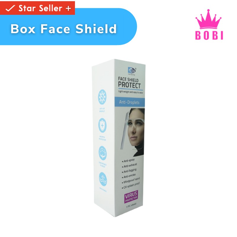 Mika Refiil atau Tangkai Refill  / Face Shield Bening / Only Mika Bening atau  only box