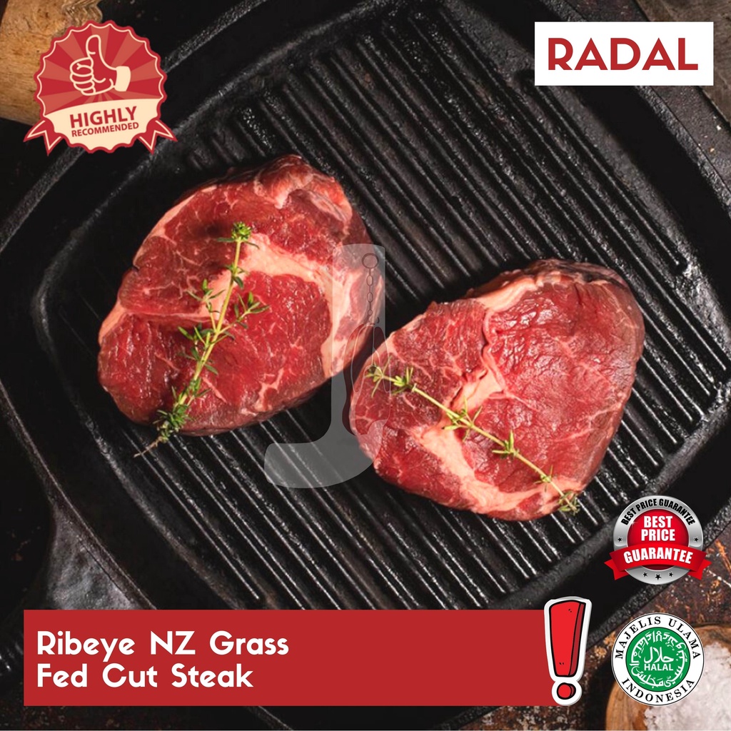 Ribeye NZ Grass Fed Cut Steak - Radio Dalam