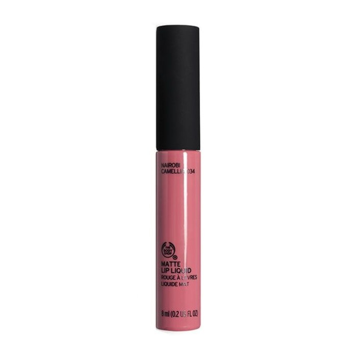 THE BODY SHOP MATTE LIP LIQUID NAIROBI CAMELLIA 034 8ML