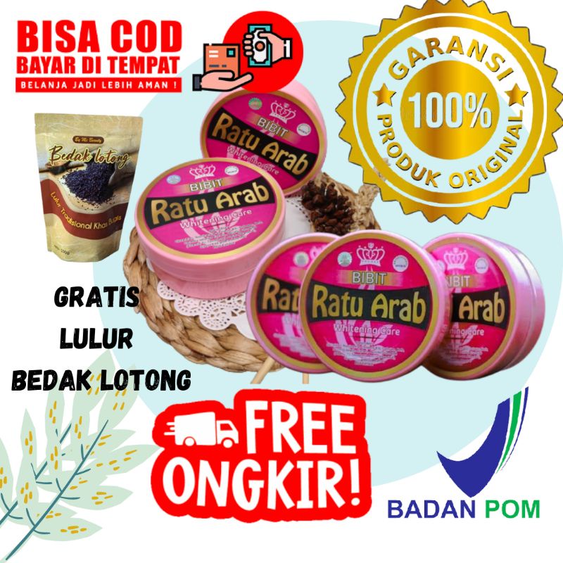 BIBIT RATU ARAB ORIGINAL BPOM HALAL PEMUTIH BADAN PALIBG AMPUH