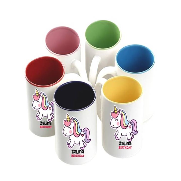 SOUVENIR ULANG TAHUN - MUG WARNA