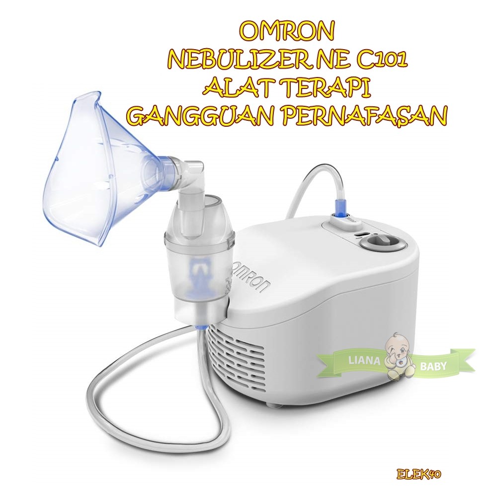 ELEK40 OMRON NEBULIZER NE C101 ALAT TERAPI GANGGUAN PERNAFASAN