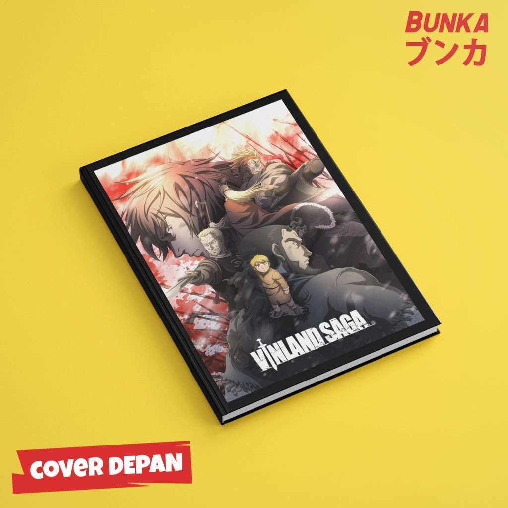 

Notebook Anime Vinland Saga B Hardcover A5 Buku Tulis Catatan Notes Agenda Planner Jurnal