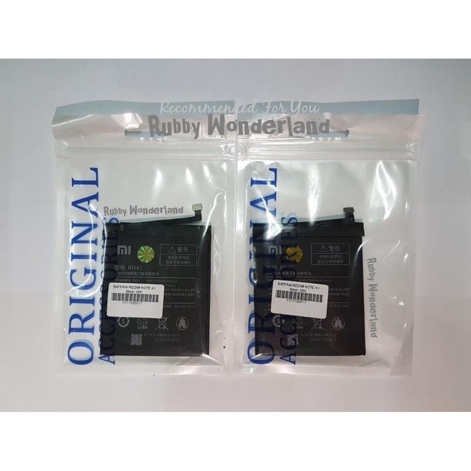 Original 100% Xiaomi Redmi Note 4 BN41 Baterai / Battery / Batre - MEDIATEK BN41 Terjangkau