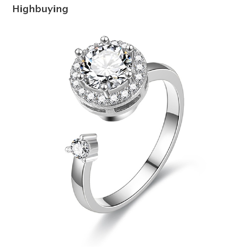 Hbid Cincin Anti Stress Bentuk Bunga Matahari / Daisy / Bintang / Planet Untuk Wanita Sun Flower