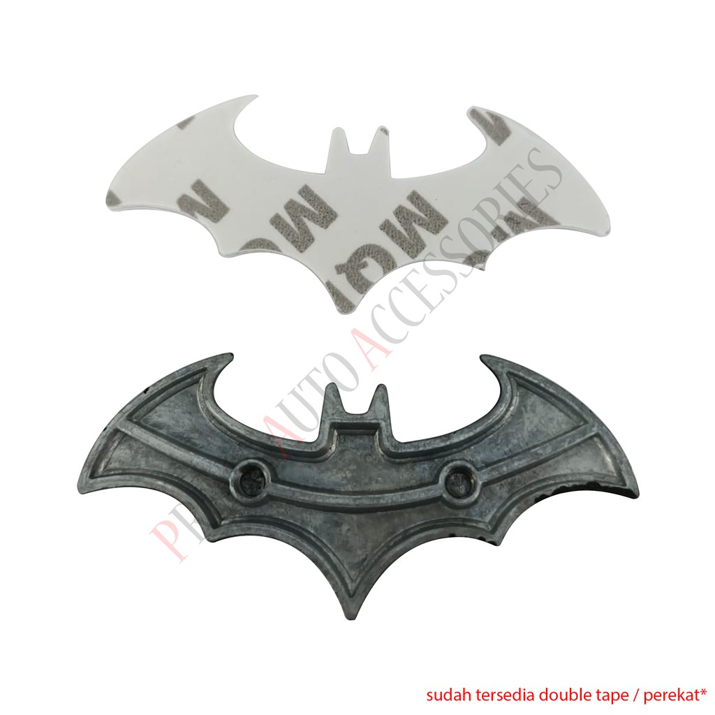 3D Batman Emblem Full Metal Sticker SuperHero Stiker Car Logo
