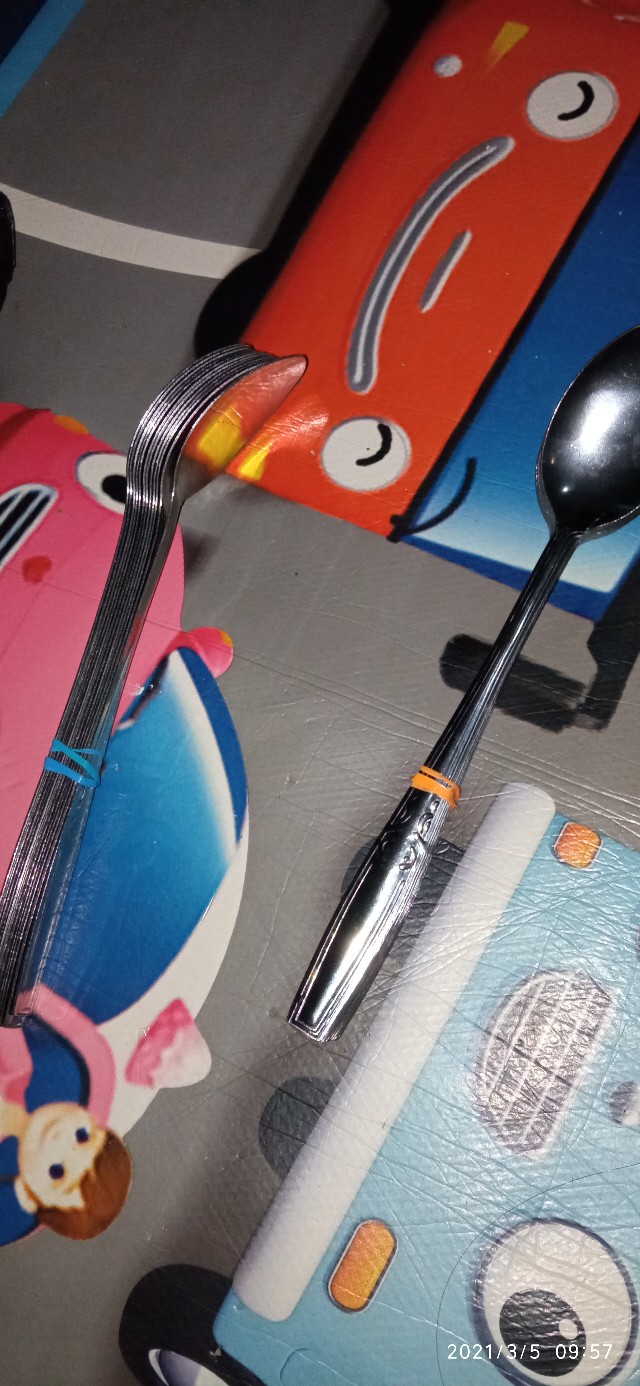 Sendok Teh Panjang Set 12 Pcs Stainless