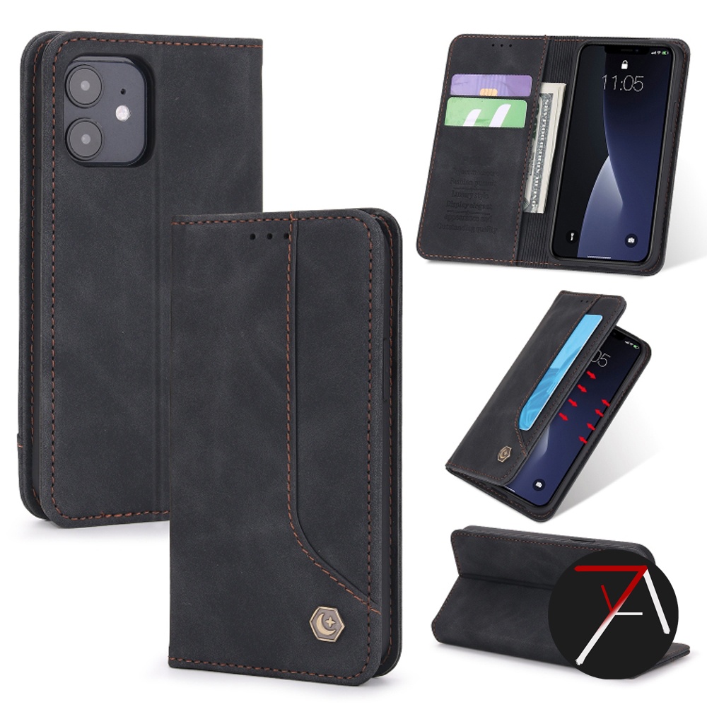 Iphone 12 Iphone12 Flip Caseme POLA Dompet Kulit Leather Cover Case Casing Card Kartu