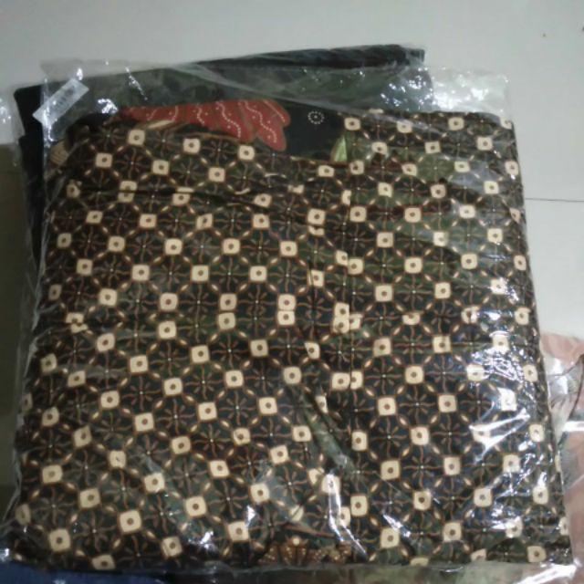 Gamis Batik Batika Kembang Wulu Size Standar Dan Jumbo