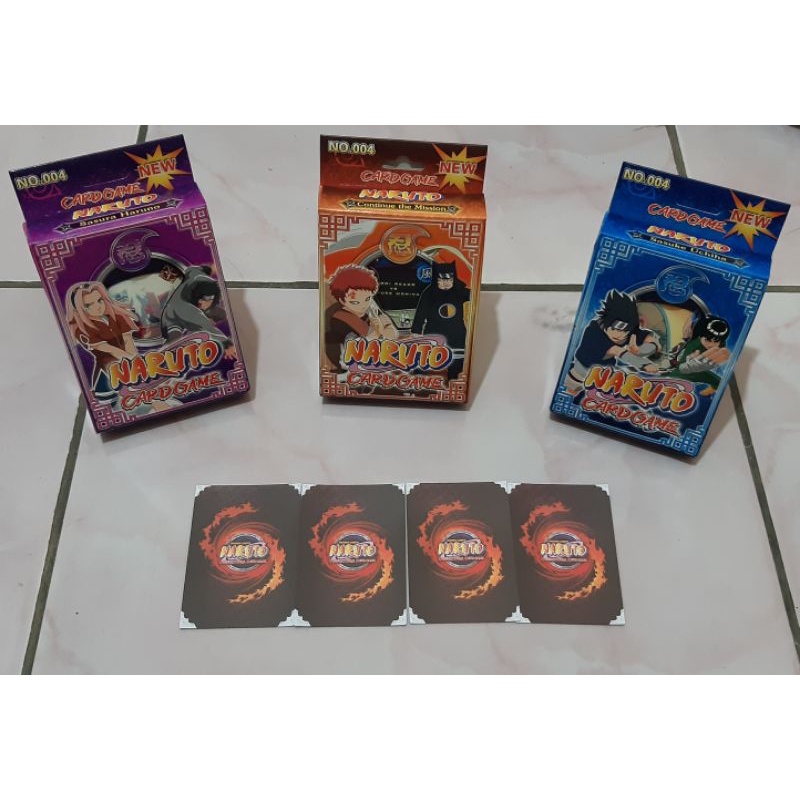 Kartu Mainan Naruto SET Card Game Naruto Sesuai Gambar BUKAN GUNTING BATU KERTAS