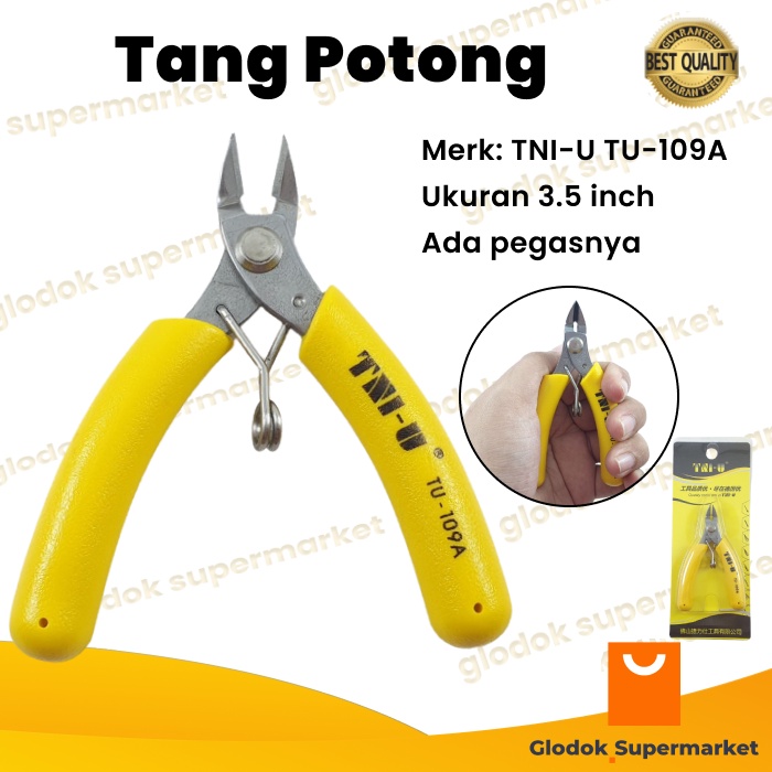 Tang Potong Mini 3.5 inch TNI-U TU-109A Micro Nippers Cutter 3.5inch TU109A