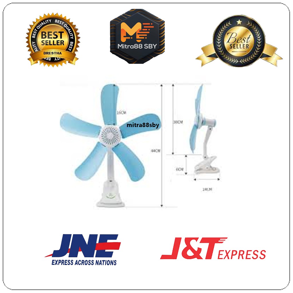 Mitra88sby Kipas Angin jepit Clip fan ( Minifan  Mini Portable Fan )