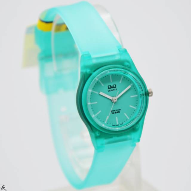 JAM TANGAN WANITA Q&Q JELLY ORIGINAL QNQ JAM ANAK CEWEK WATER RESISTANT RESIST ANTI AIR TERMURAH