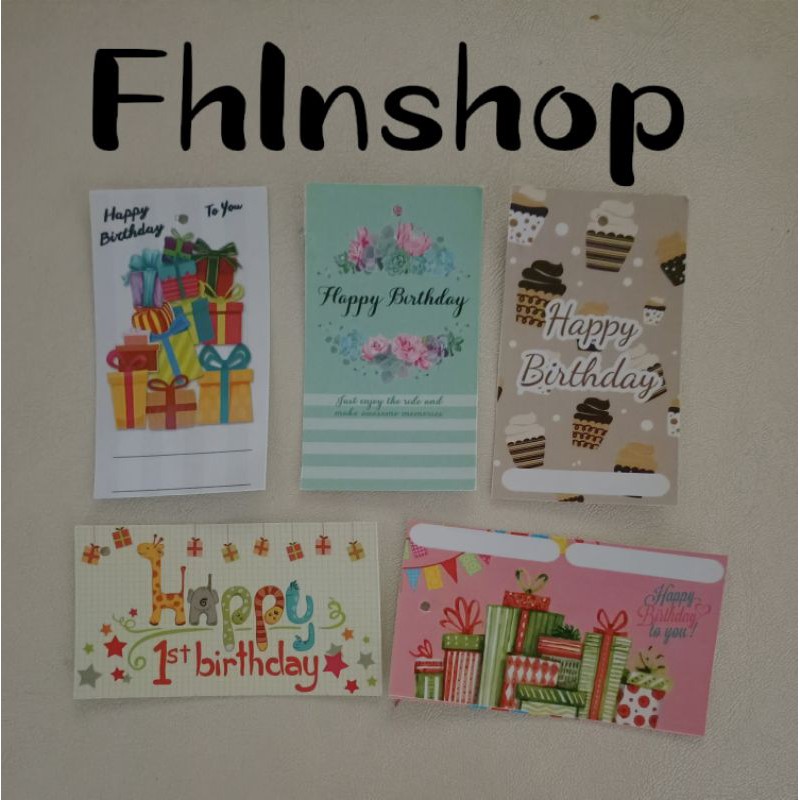

(10pcs) Tag birthday/ hang tag ulang tahun/ present tag