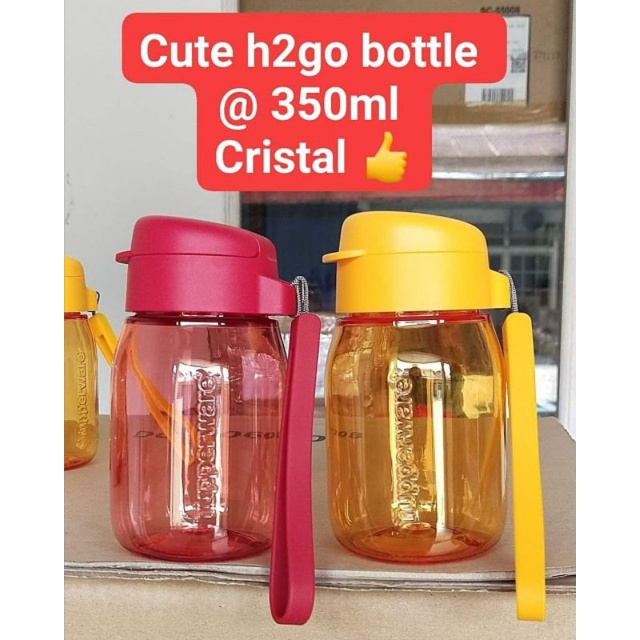 Big Sale  Tupperware Cute2go 350 ml - botol tempat minum anak lucu kekinian crystal murah