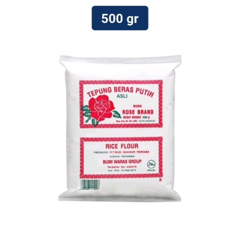 

Tepung Beras Putih Rose Brand 500gr