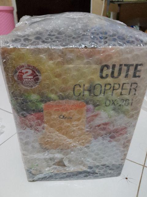 Cute Chopper Oxone Ox-201 / Penggiling Daging Bumbu Ox201 - Biru Muda