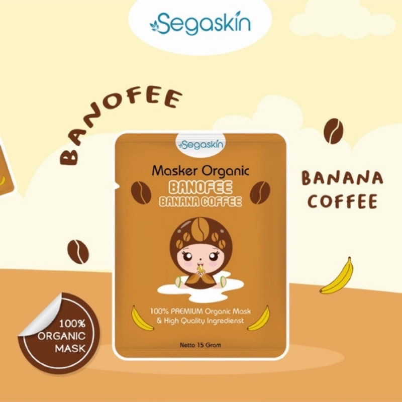 MASKER ORGANIK SEGASKIN BANOFEE