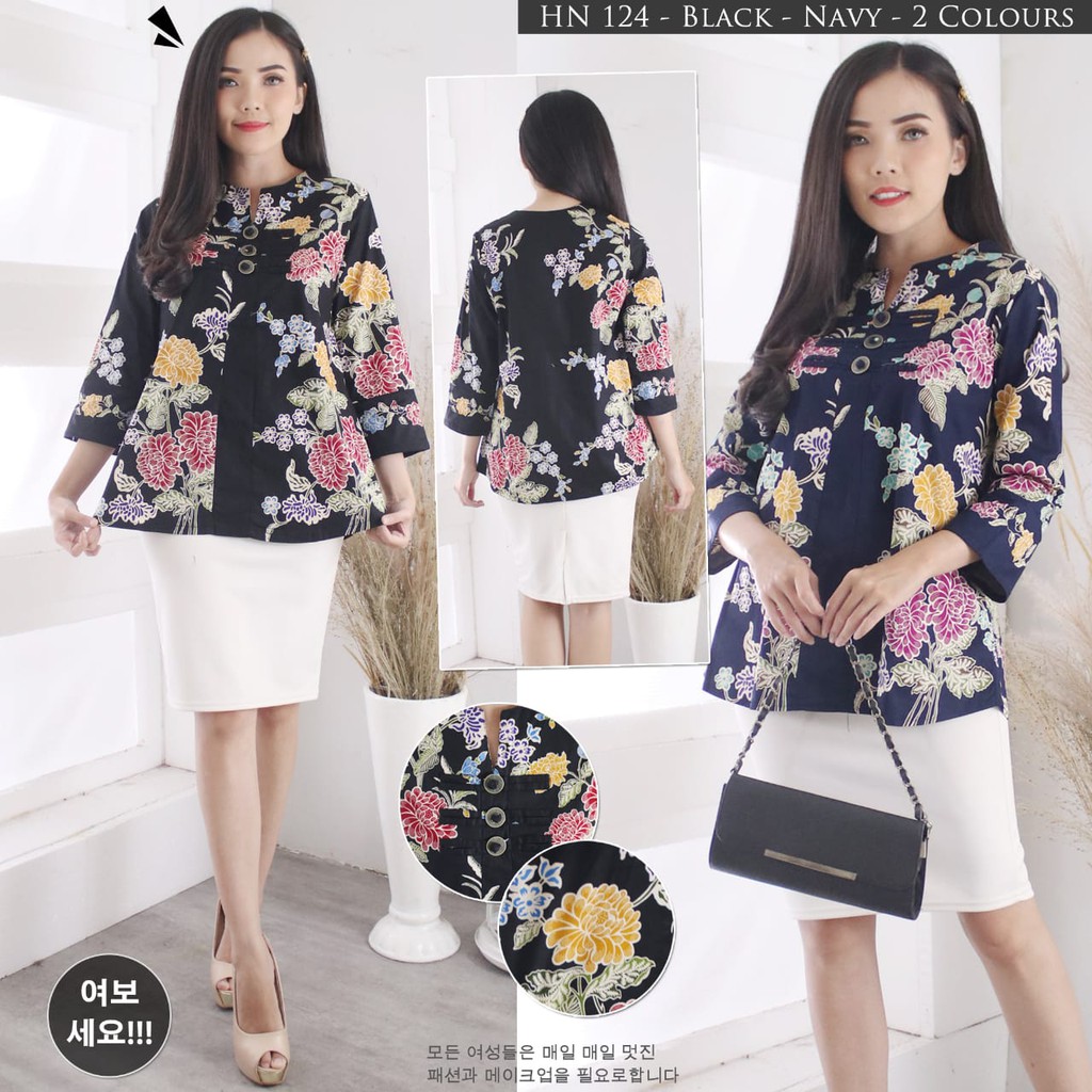 124HN Atasan Batik