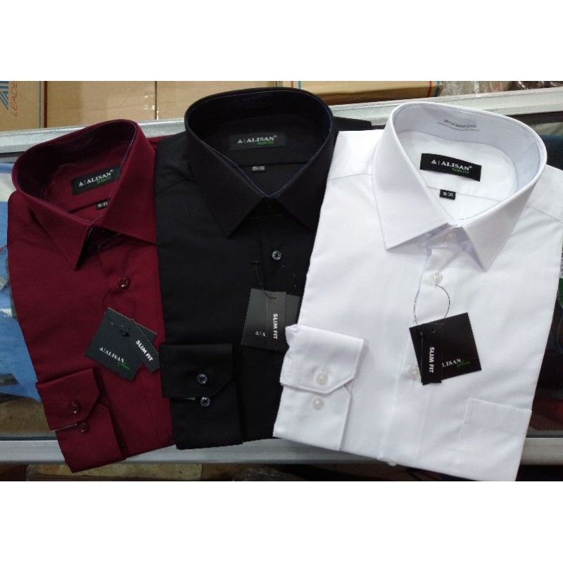 KEMEJA ALISAN LENGAN PANJANG SLIM FIT/KEMEJA LENGAN PANJANG/KEMEJA/ALISAN/ALISAN TERBARU/ALISAN TERM