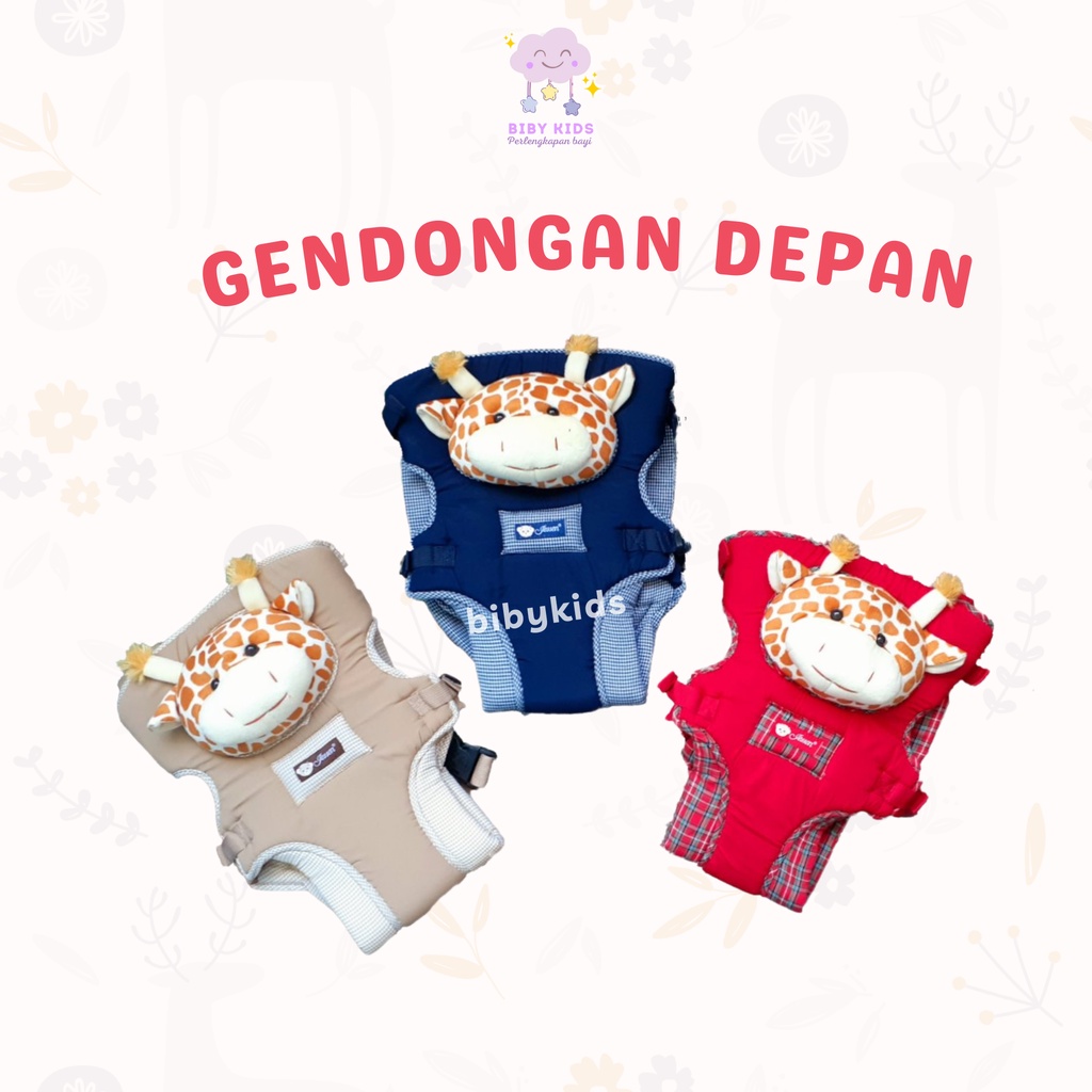 Gendongan Depan Bayi Instan Duduk Baby Perlengkapan Travelling Anak Hip Seat Boneka Lucu Peralatan