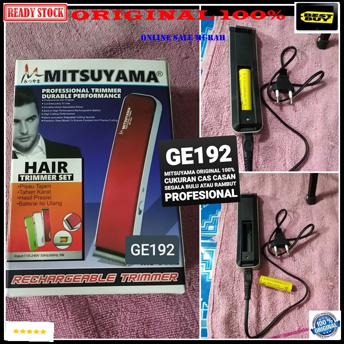 G193 Rechargeable Trimmer Alat Cukur mini rambut mesin potong hair cut professional portable cas casan charge baterai bulu kumis jenggot baterry pisau trimer clipper pemotong pemangkas Pangkas slim G193   Bisa sambil colok menggunakannya  BISA BUAT SEGALA