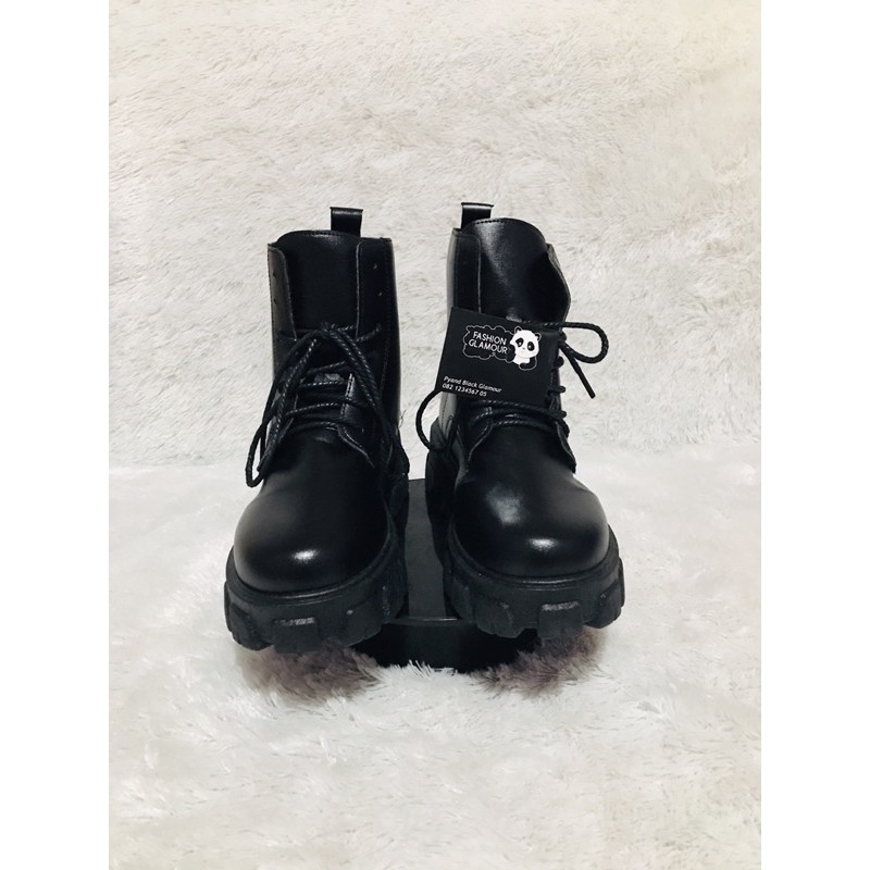 BT12 SEPATU BOOTS IMPORT BRITISH WANITA KOREA INGGRIS VELVET REAL PICTURE SIZE 40