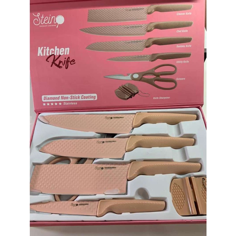 Stein Cookware Diamond Knives Set mito | pisau dapur lengkap murah