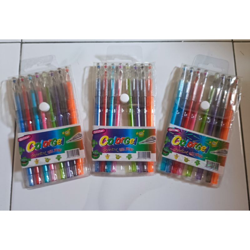 

Pena Gel Glitter Colorgel Set Gel Pens