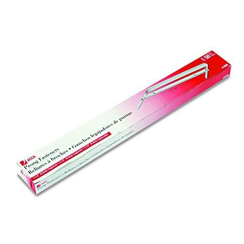 

Klip | Acco 2-Piece Paper Fasteners, 8 1/2 Inch Center To Center, 3 1/2 Inch